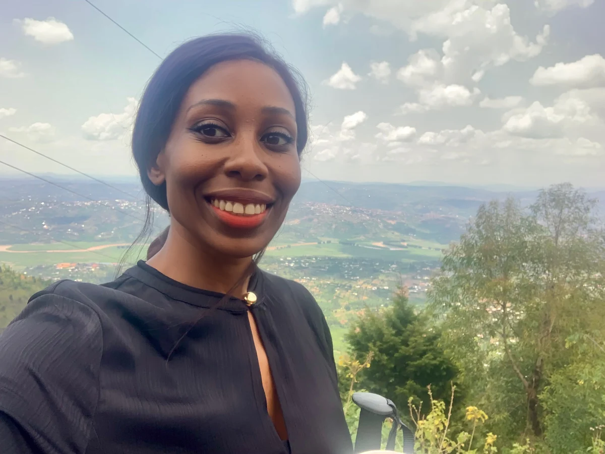 Vivian Nwakah, Founder and CEO of MoedimAI, in Rwanda